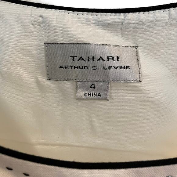 Tahari White Blazer Jacket With White Sleeveless Top Linen Women Size 4 - Picture 8 of 12